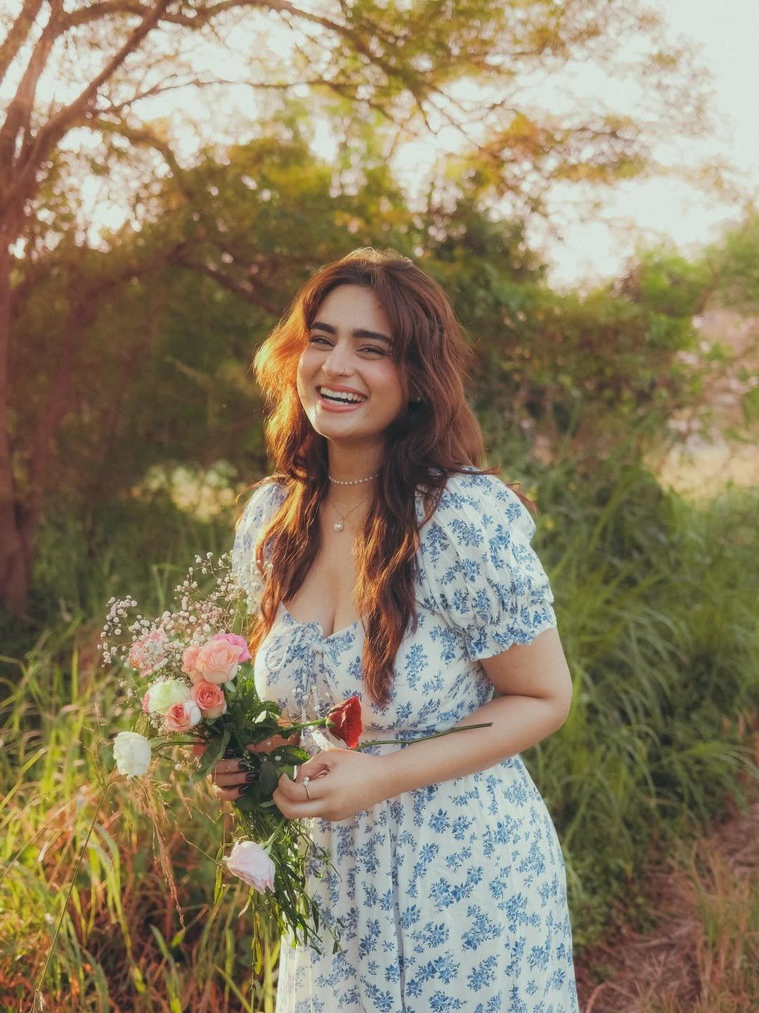 Ayesha Khan Laughs Candidly In The Sunlight