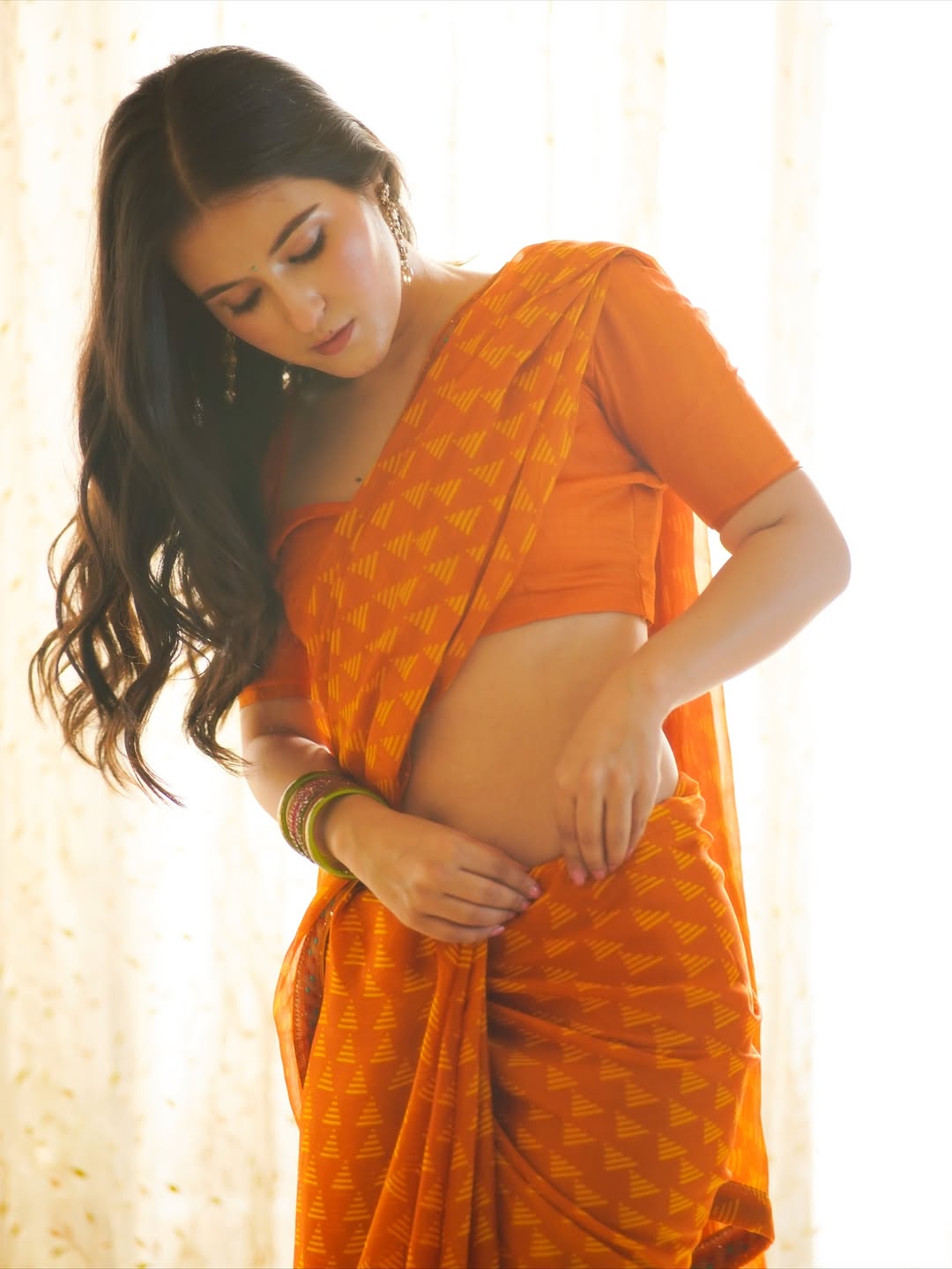 Binita Budathoki's Alluring Gaze At The Camera