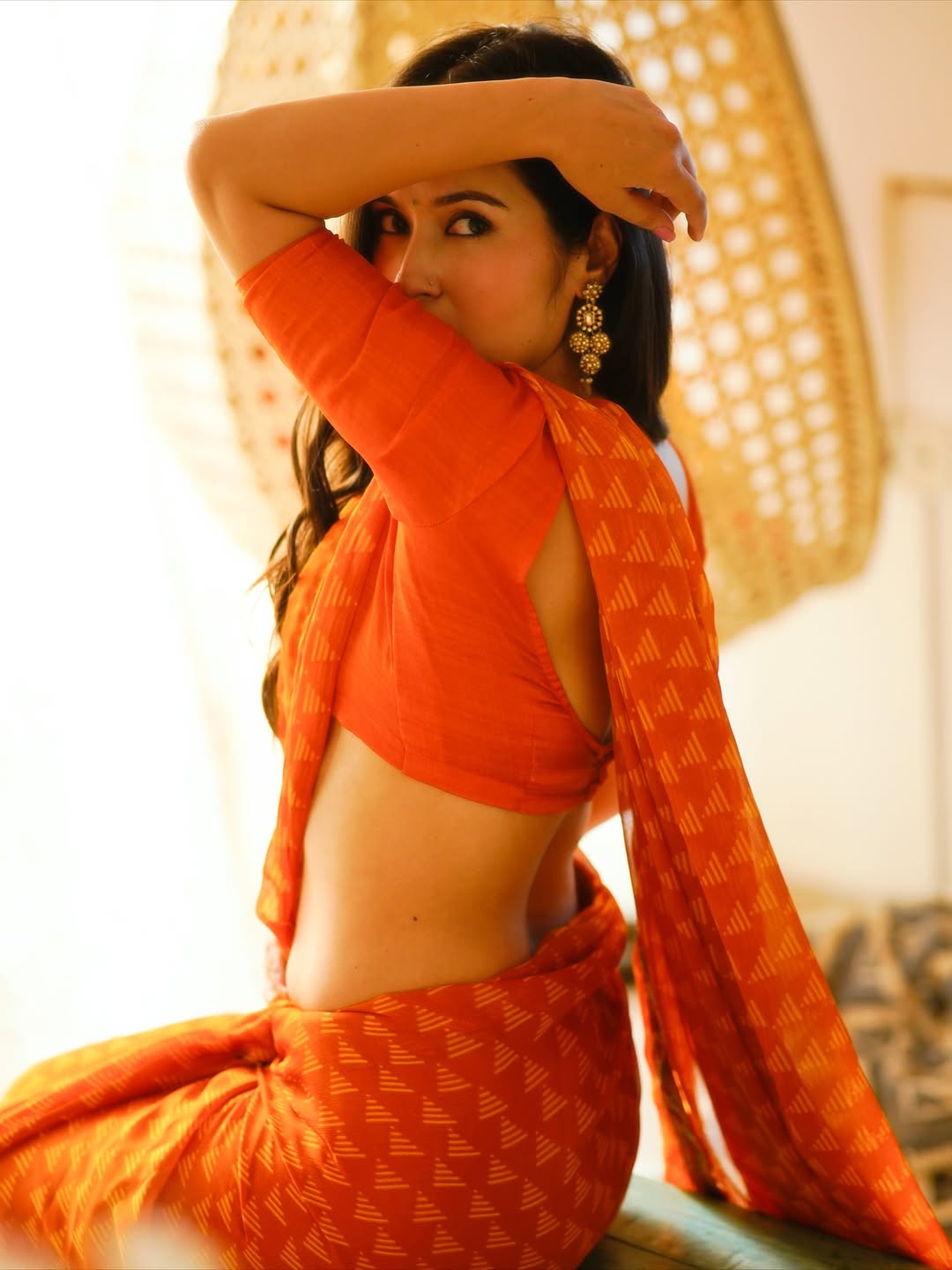 Binita Budathoki Looks Away In A Candid Pose