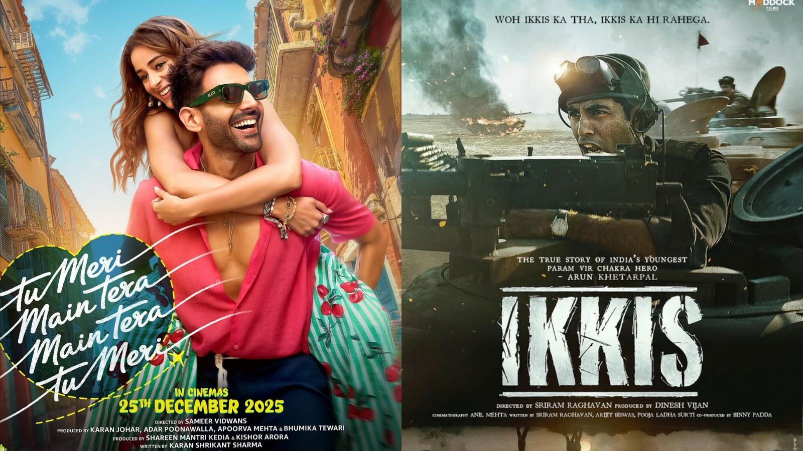 Bollywood box office clashes Ikkis Thamma War 2 Coolie