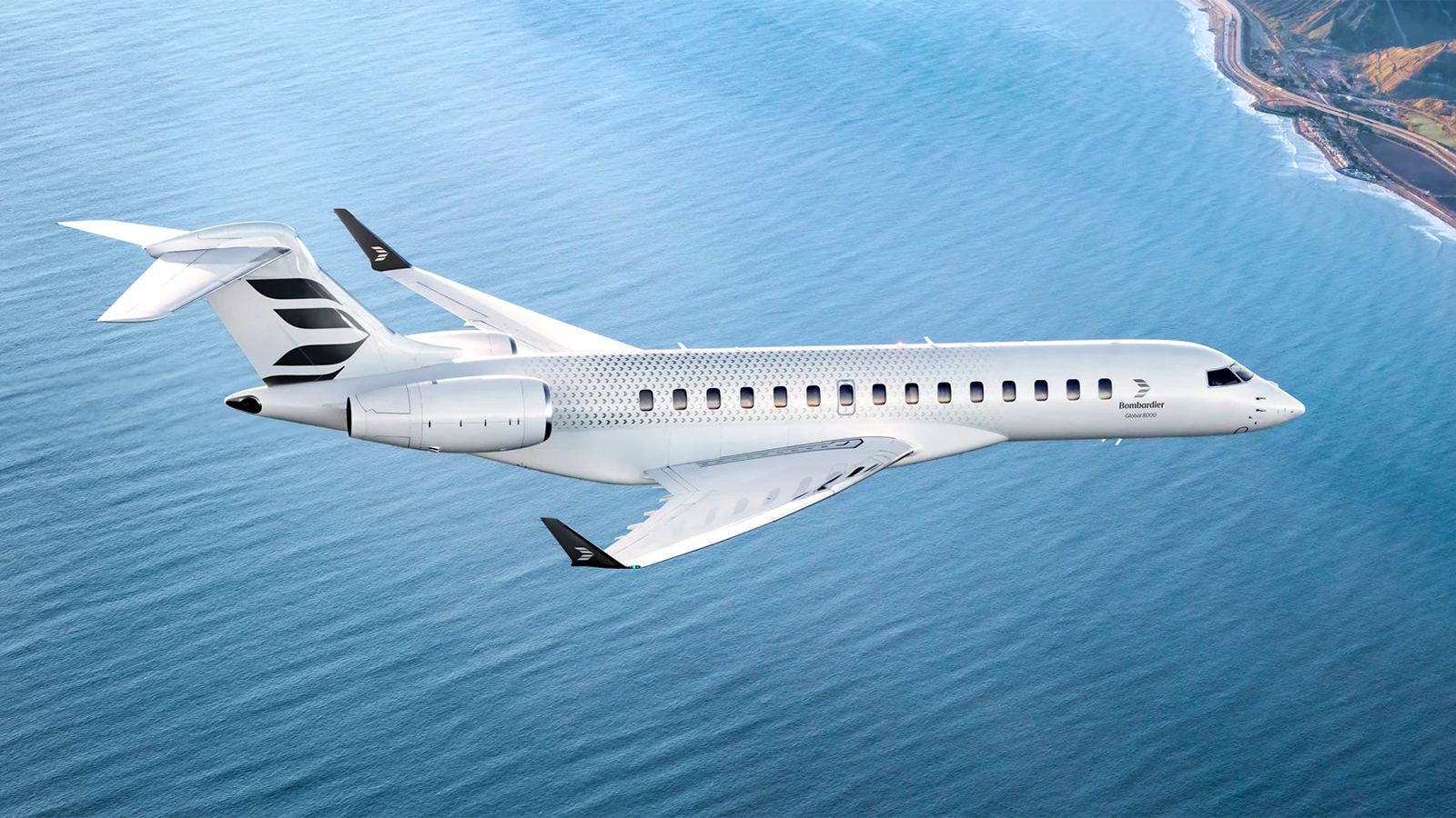 Bombardier Global 8000 certified jet