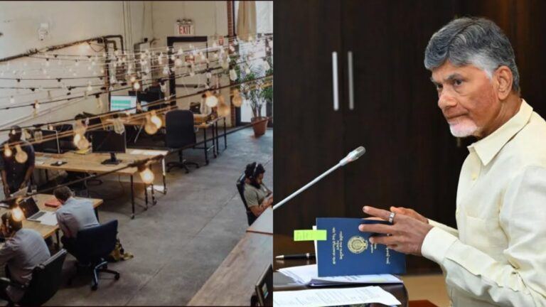 Chandrababu Launches New Work Space Policy in AP
