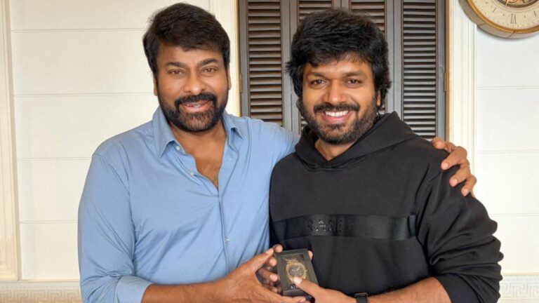 Chiranjeevi Gifts A Special Watch To Anil Ravipudi