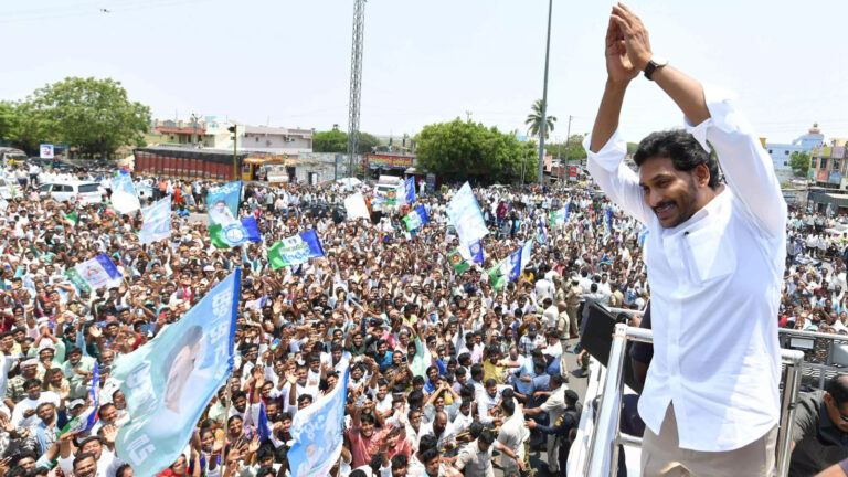 Crowds gather at Jagan’s public visits