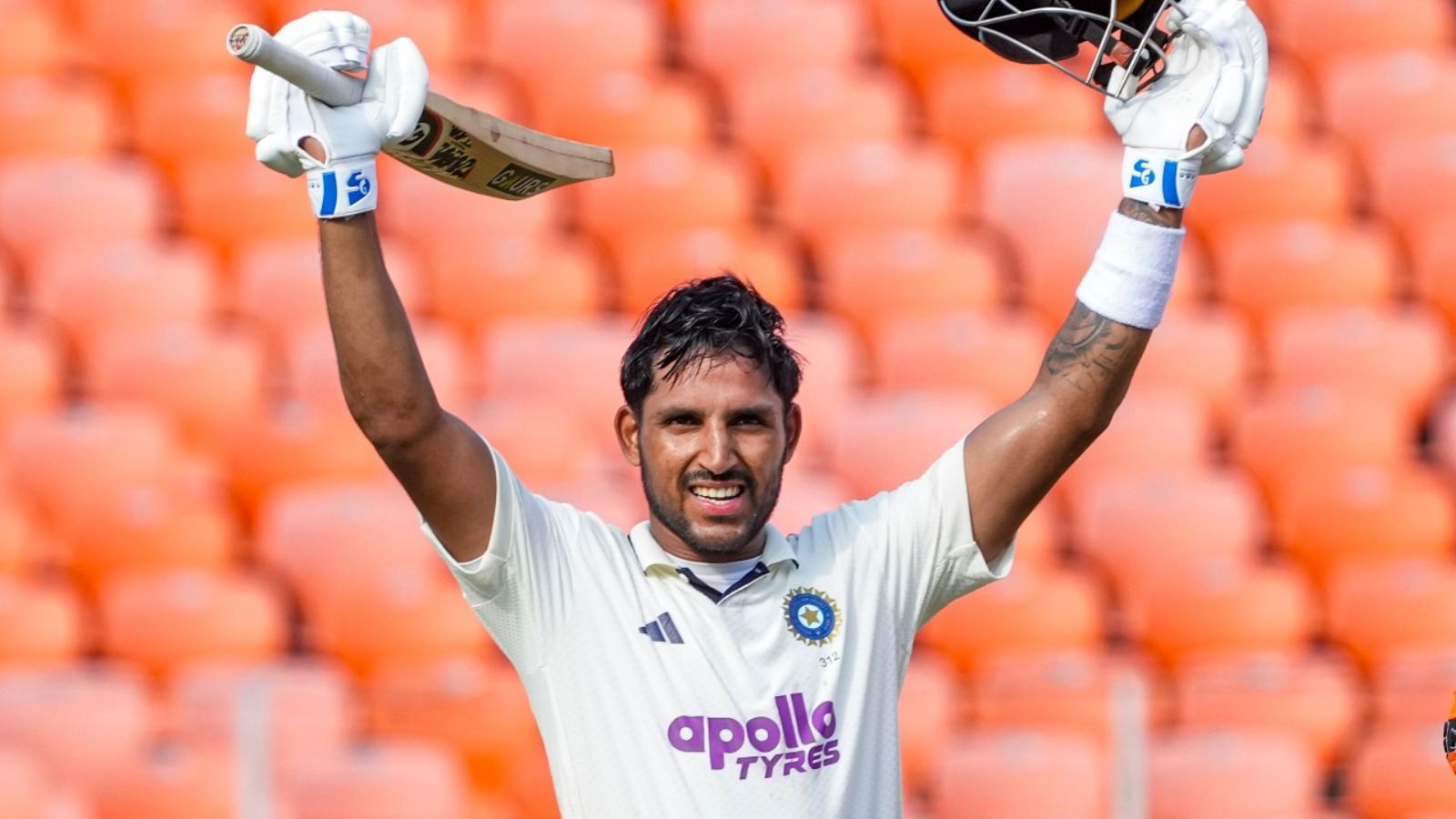 Dhruv Jurel celebrates century for India A