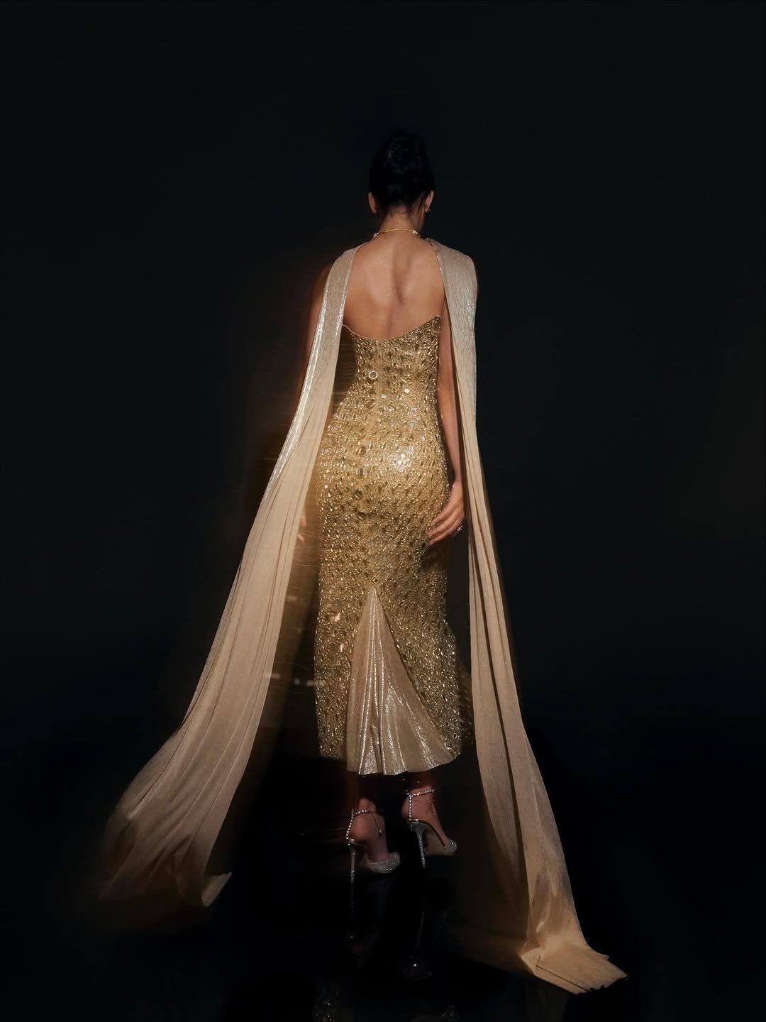 Disha Patani's High-Fashion Golden Avatar