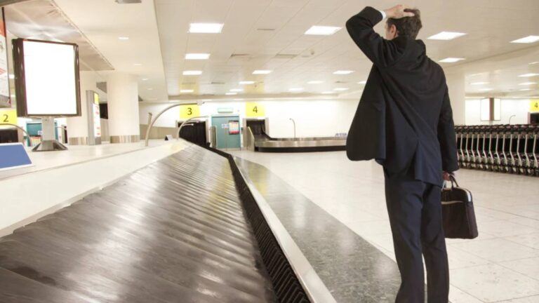 Emirates passenger with lost baggage