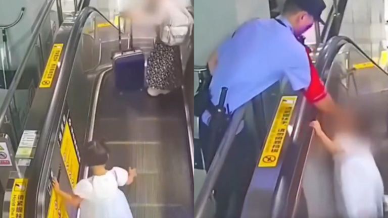 Escalator parenting safety concern