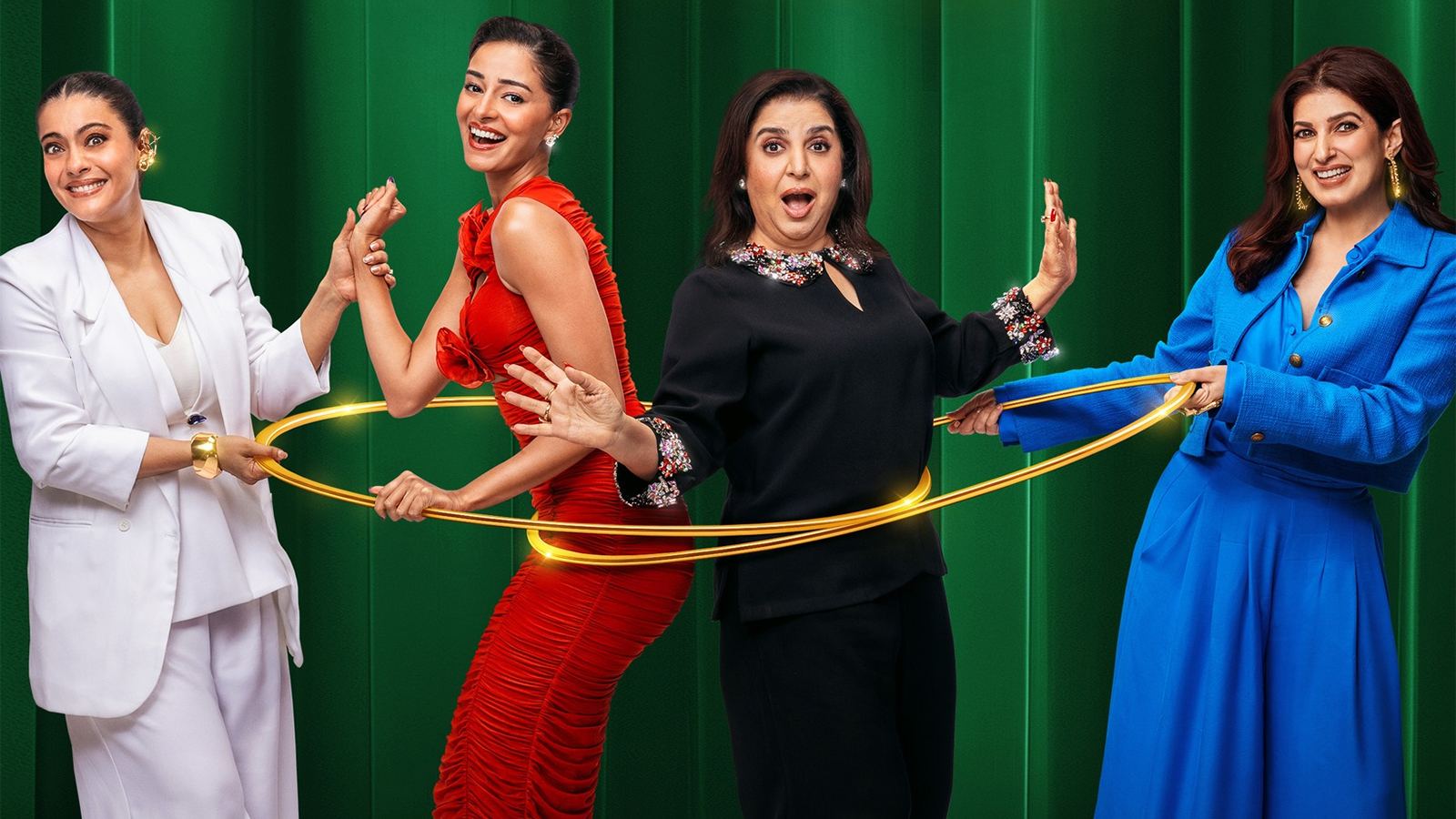 Farah Khan with Kajol and Twinkle on show