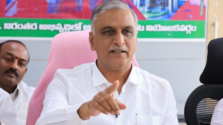 Harish Rao questions Revanth Reddy comments