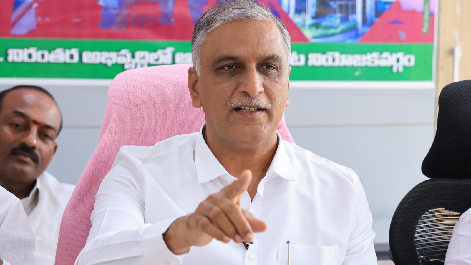 Harish Rao questions Revanth Reddy comments