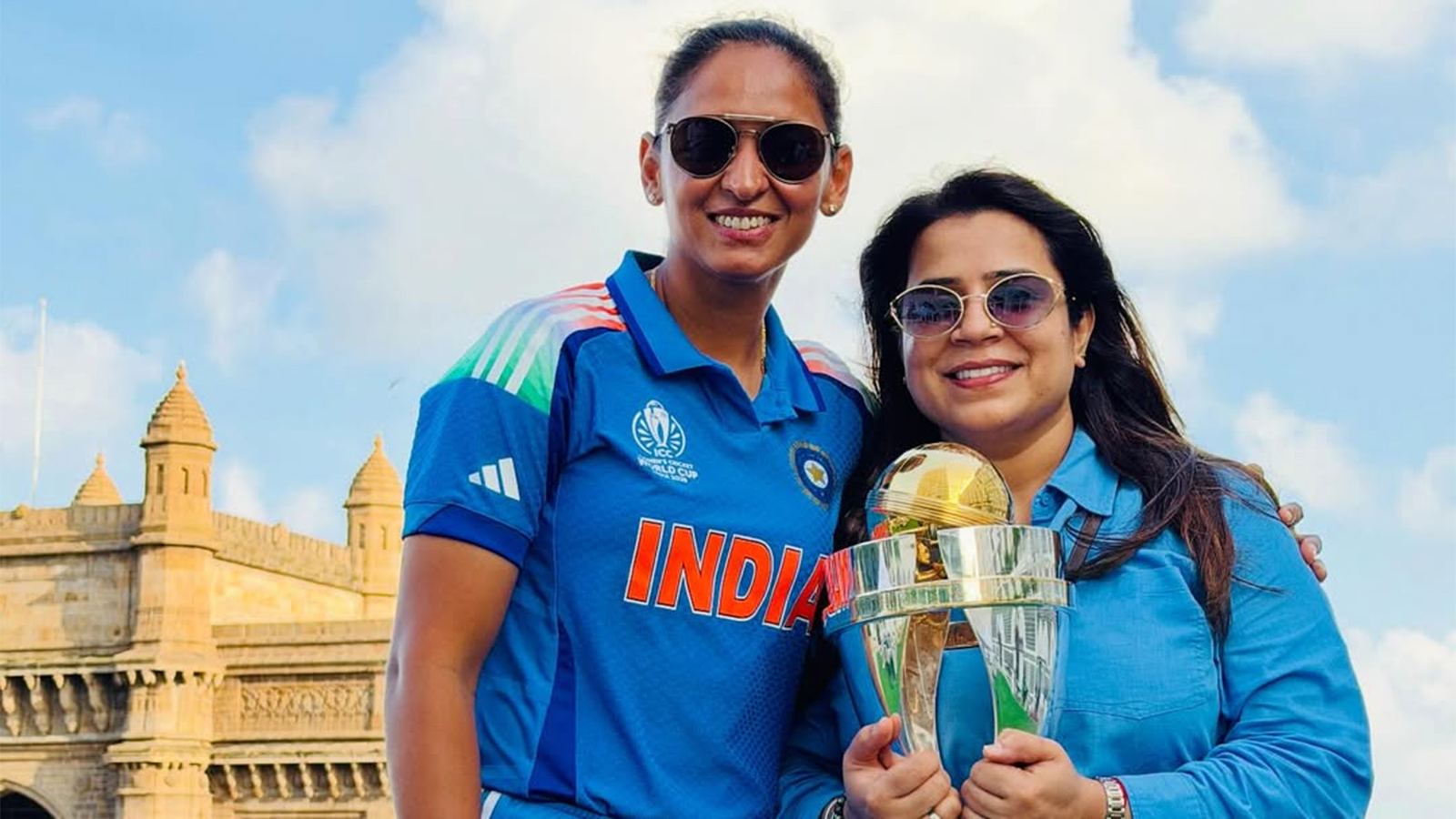 Harmanpreet Kaur with friend Nupur Kashyap