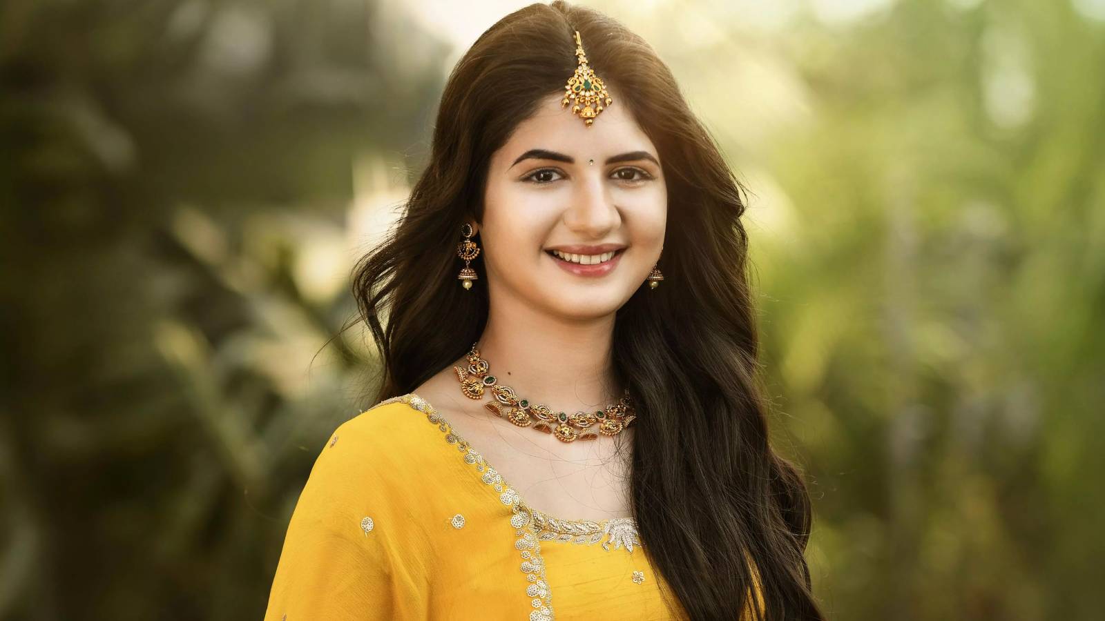 Harshaali Malhotra at Akhanda 2 event