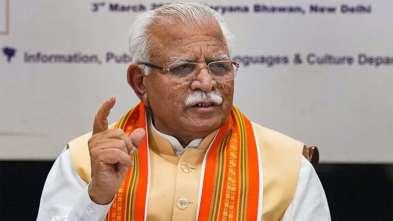 Manohar Lal Khattar on Hyderabad Metro plans