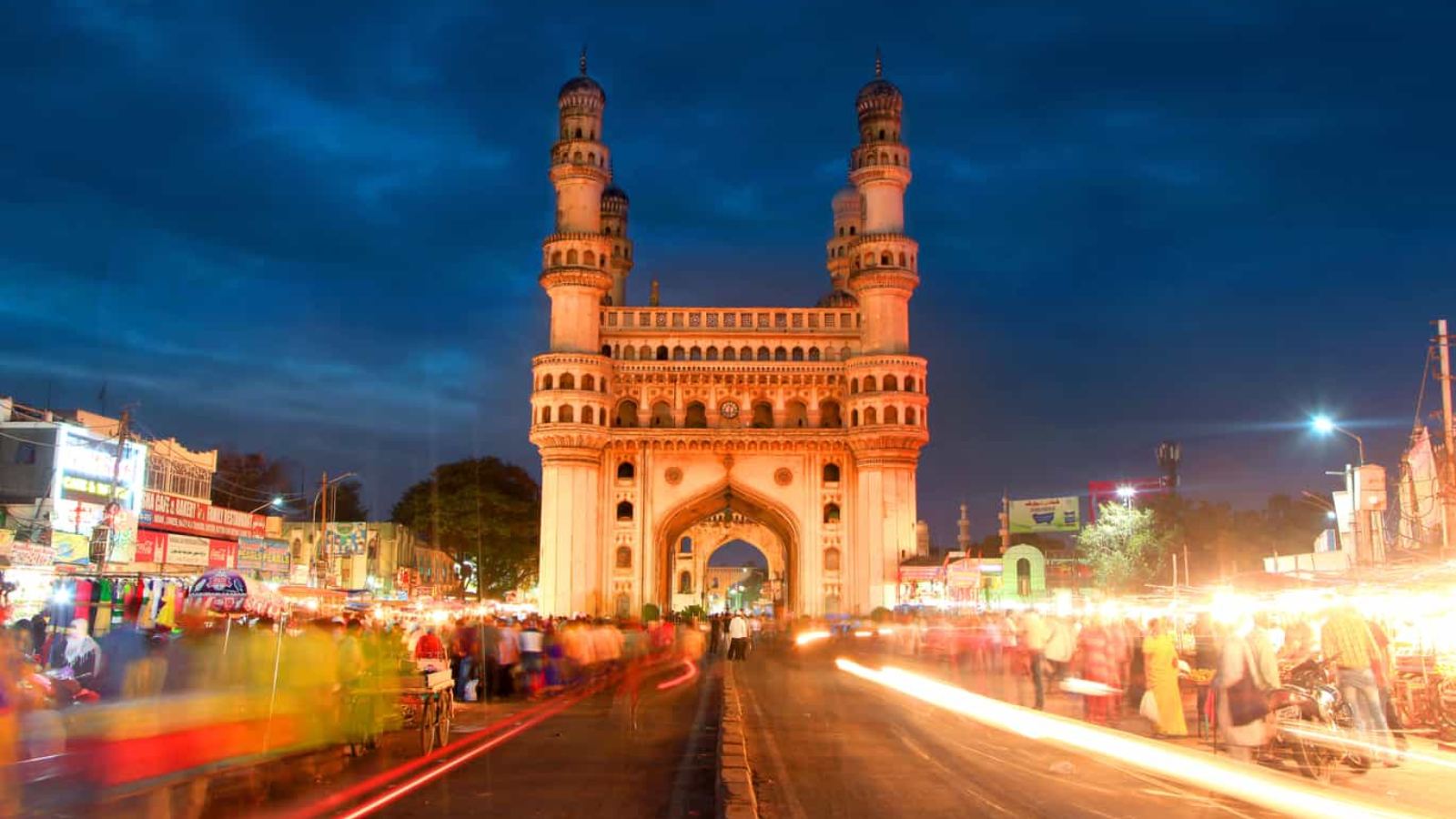 Hyderabad midnight metropolis vision