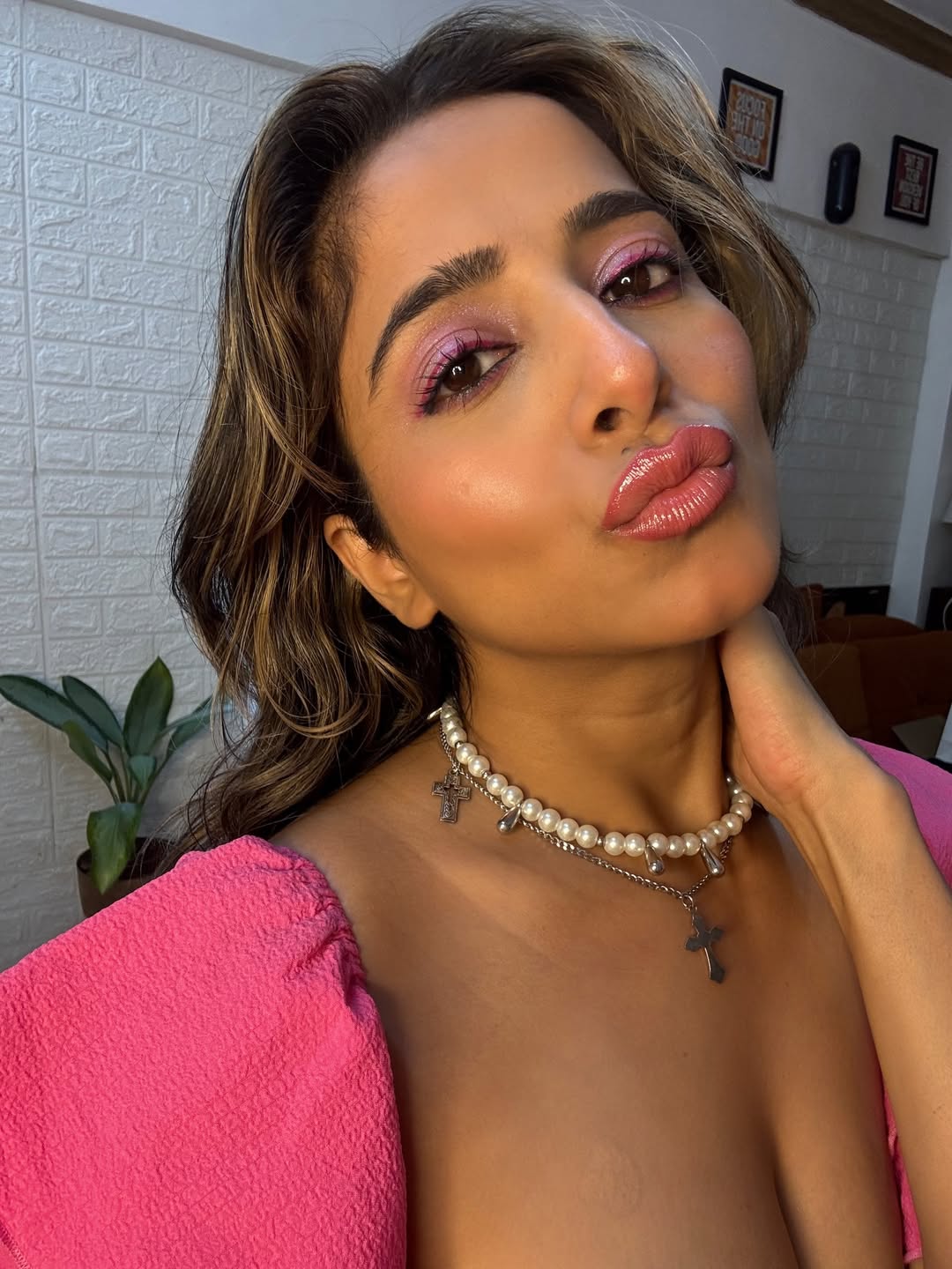 Kate Sharma Looks Playful In Hot Pink Fashions