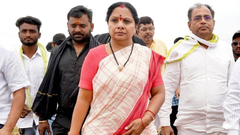 Kavitha speaking on BRS after by-election