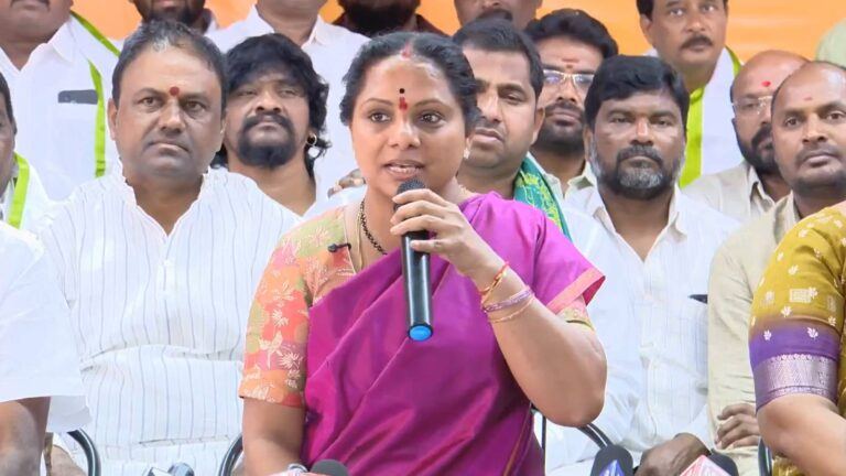 Kavitha speaks on Kaleshwaram project issues