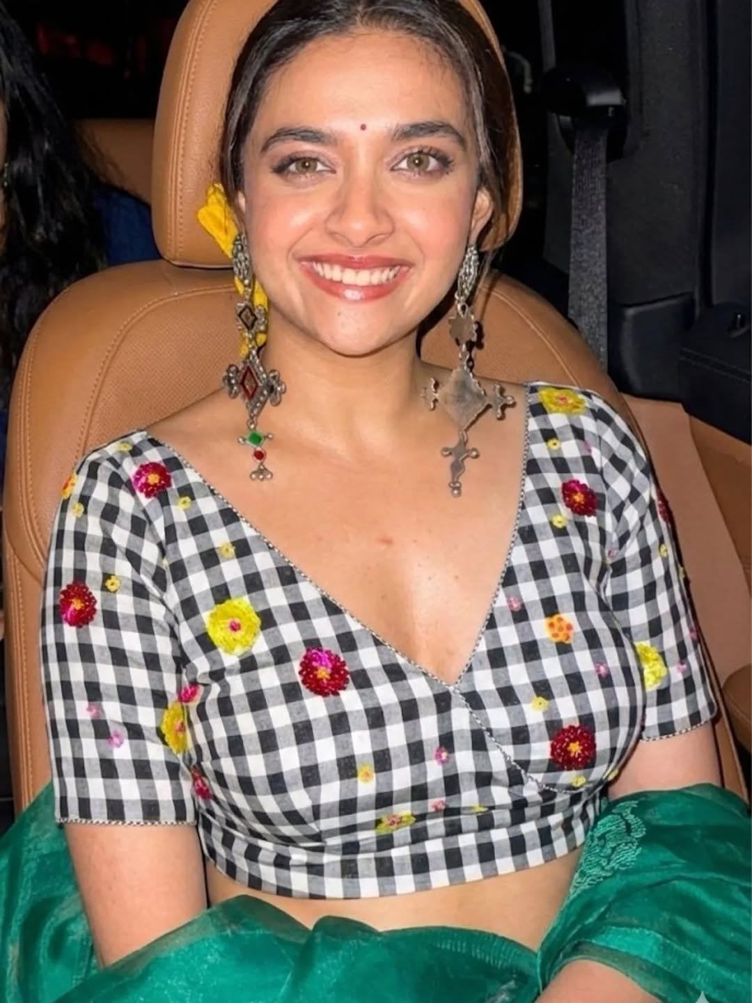 Keerthy Suresh Shines In A Chic Gingham Look