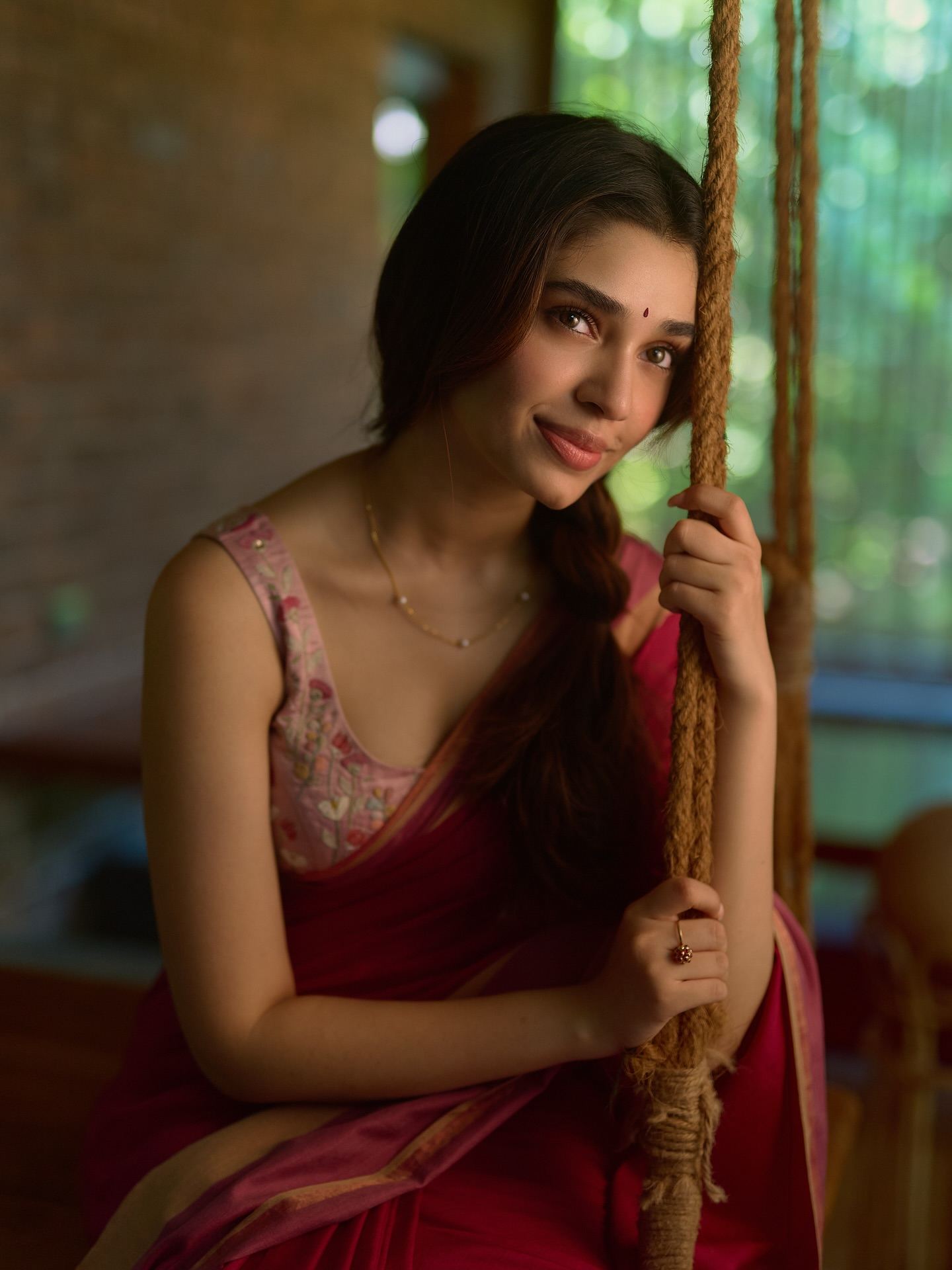 Krithi Shetty Charms In Beautiful Saree Look