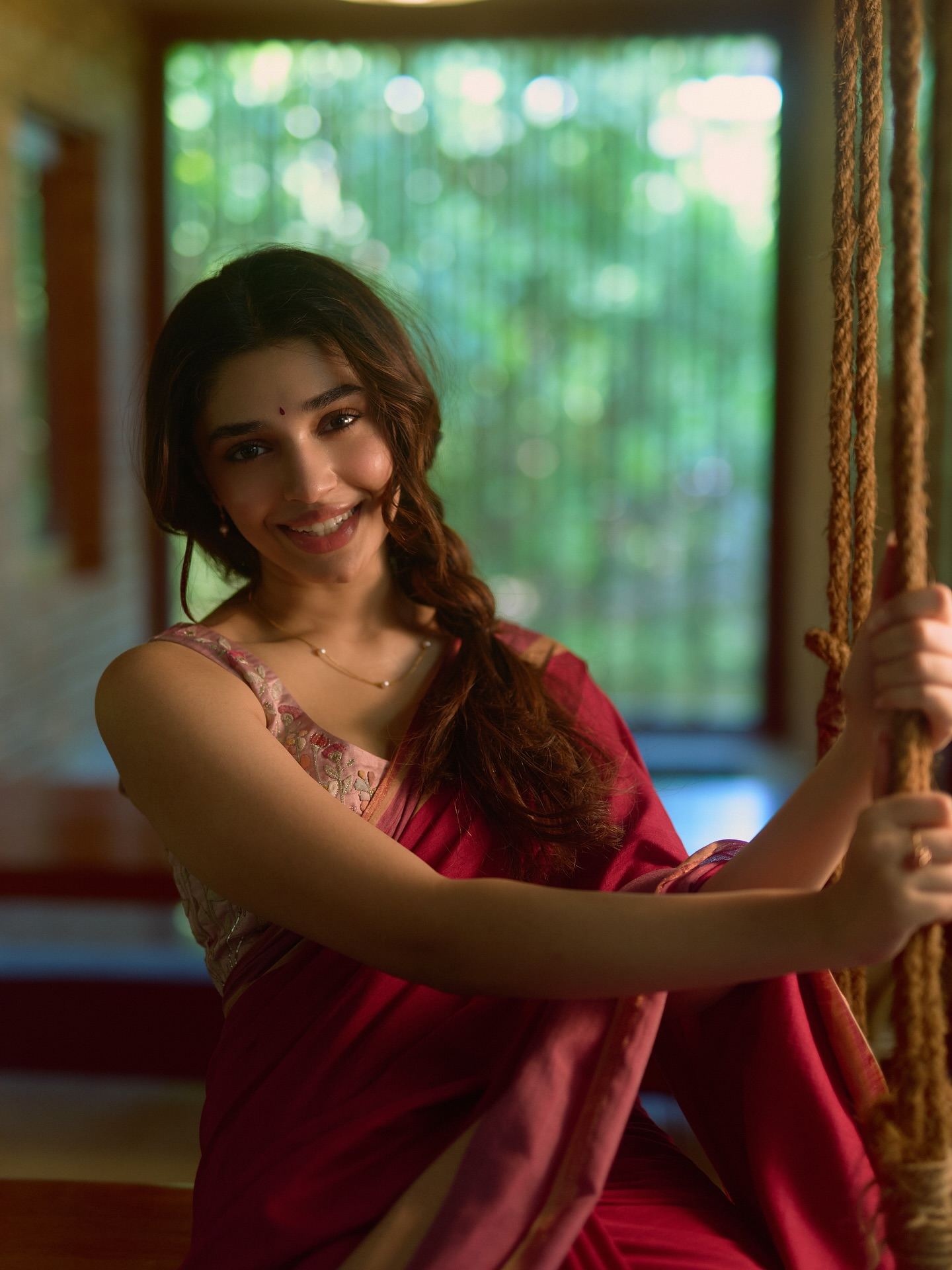 Krithi Shetty Elegant Saree Portrait