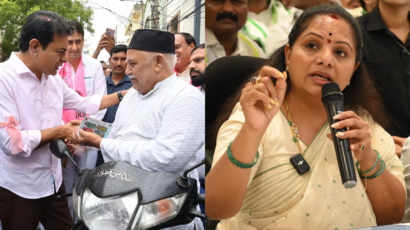 KTR and Kavitha in contrasting stands as BRS faces Jubilee Hills bypoll pressure