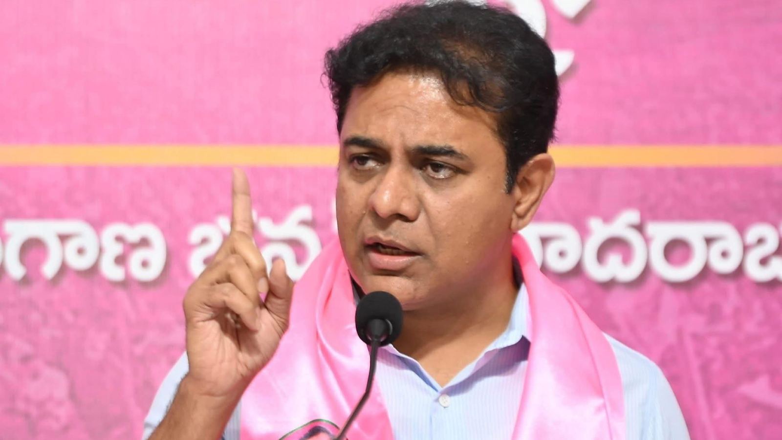 KTR during recent BRS political event