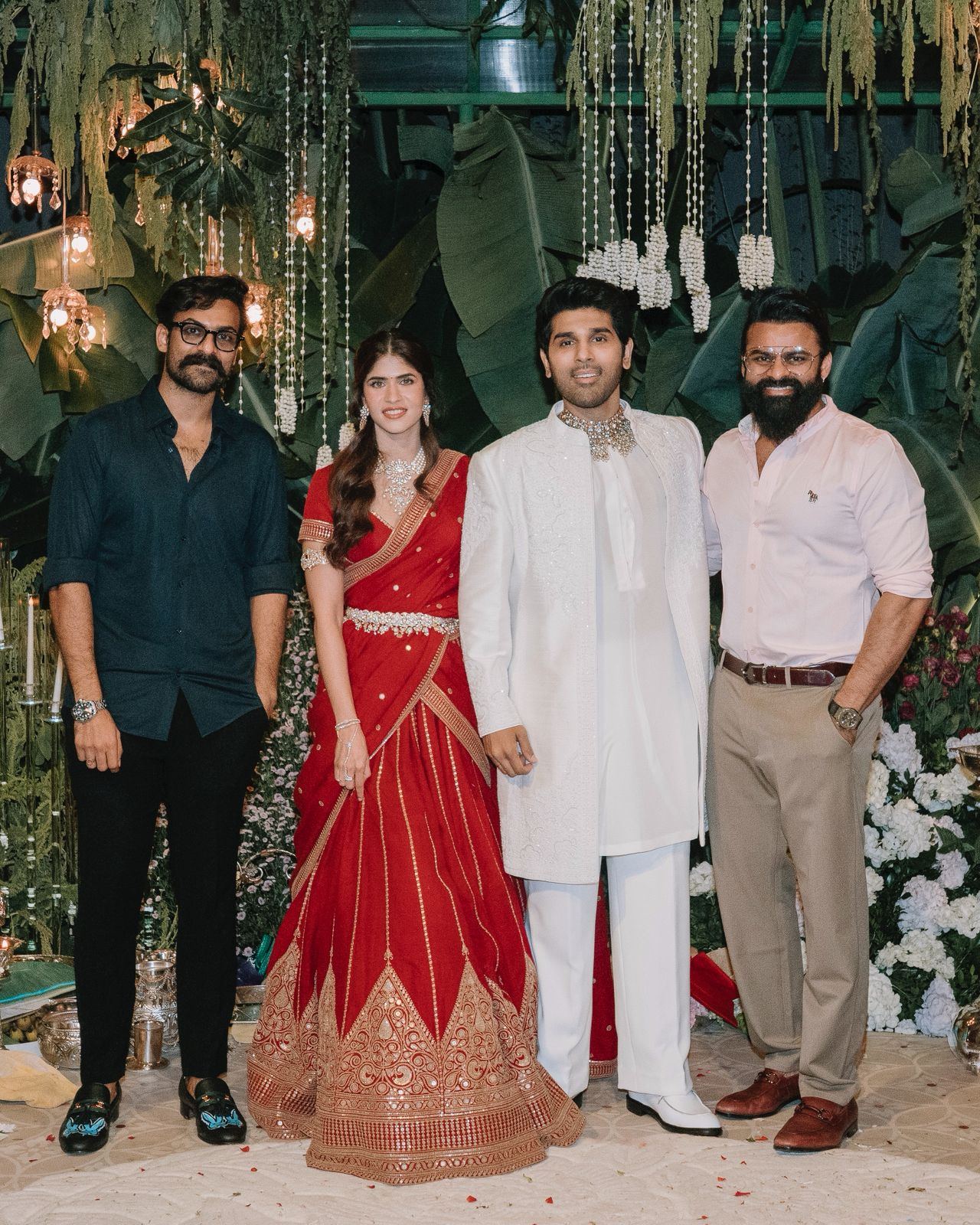 Mega Family at Allu Sirish’s Engagement