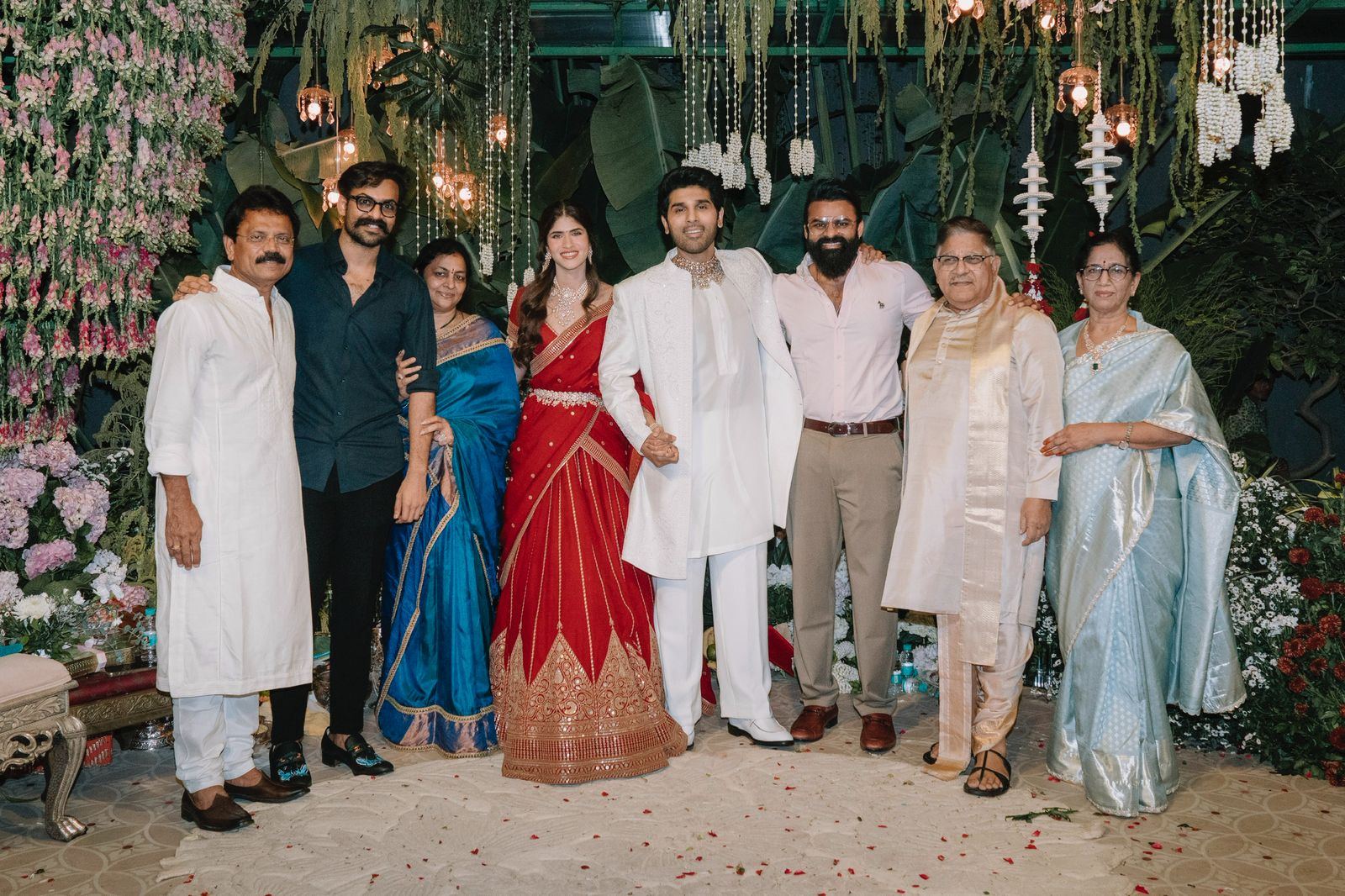 Mega Family at Allu Sirish’s Engagement