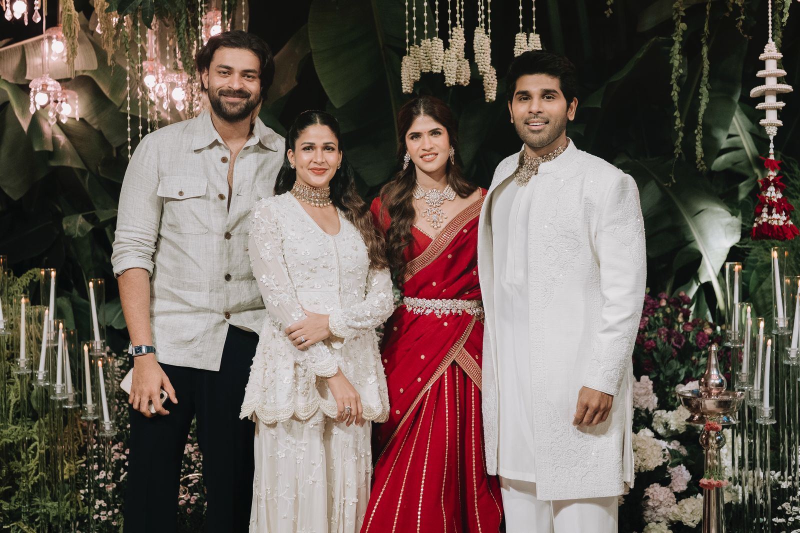Mega Family at Allu Sirish’s Engagement