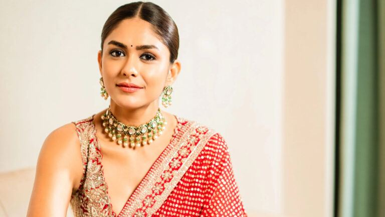 Mrunal Thakur with her new Mercedes