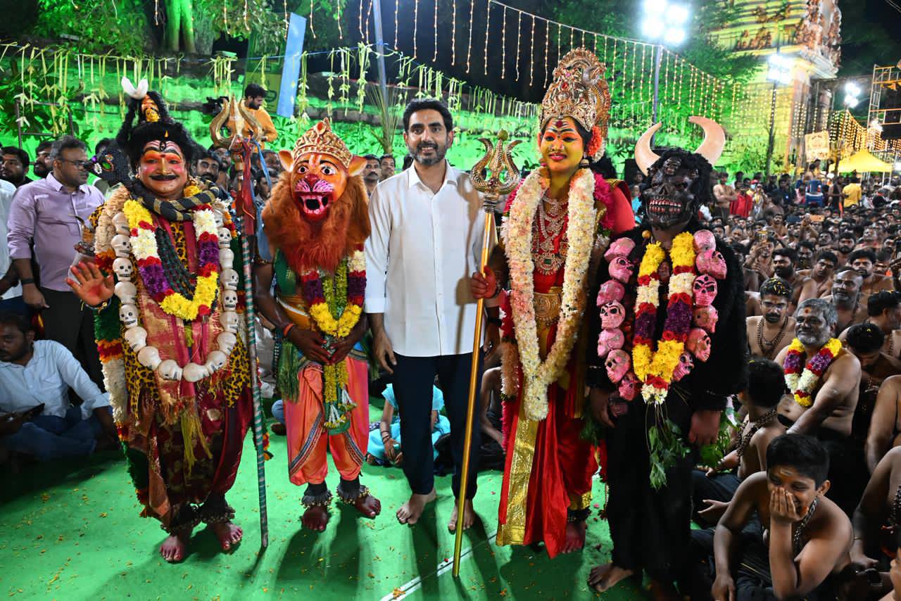 Nara Lokesh At Devotee Gathering