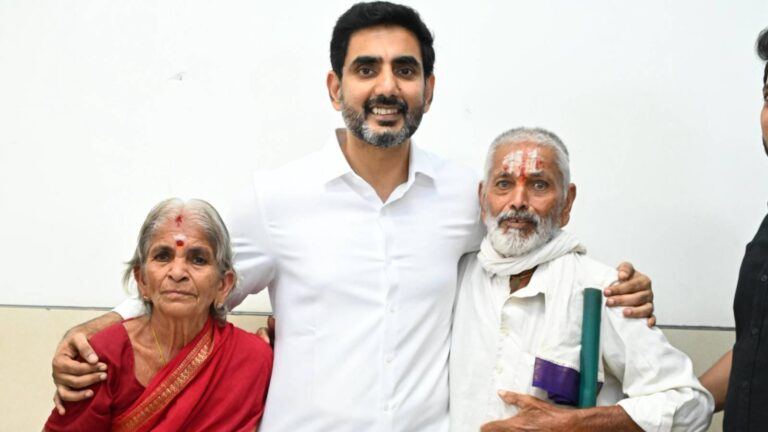 Nara Lokesh Faces Rush at 70th Praja Darbar
