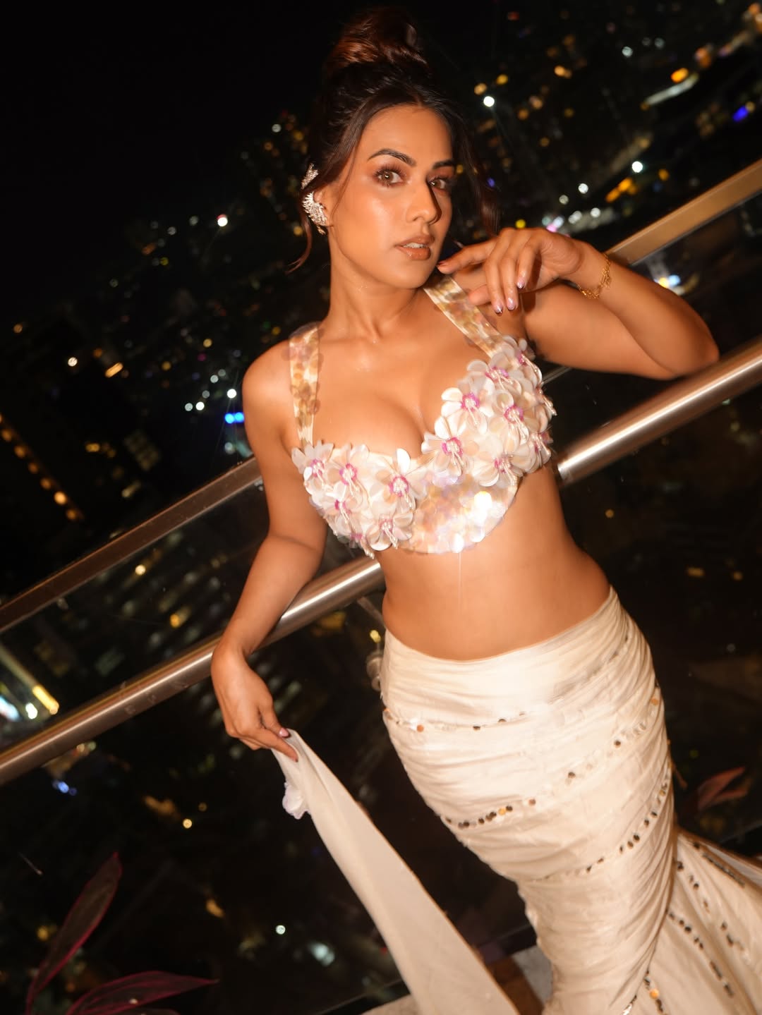 Nia Sharma's Confident Stare In A Daring Top