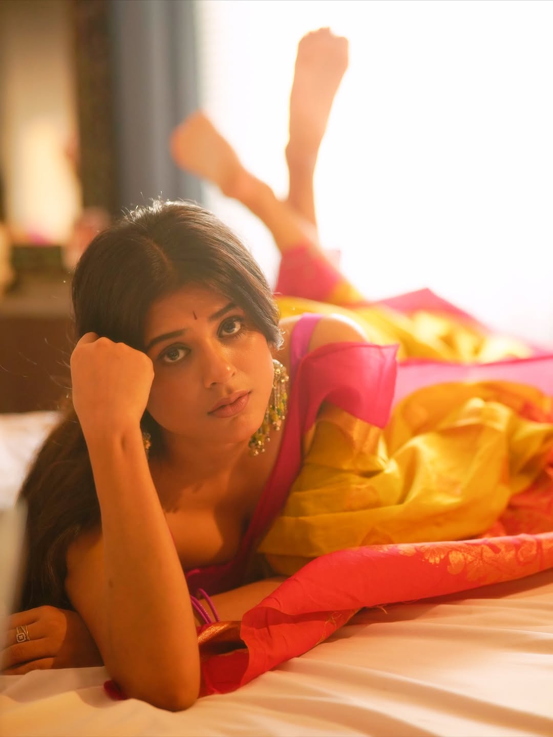Close Up Of Nidhi Dudhraj's Expressive Eyes