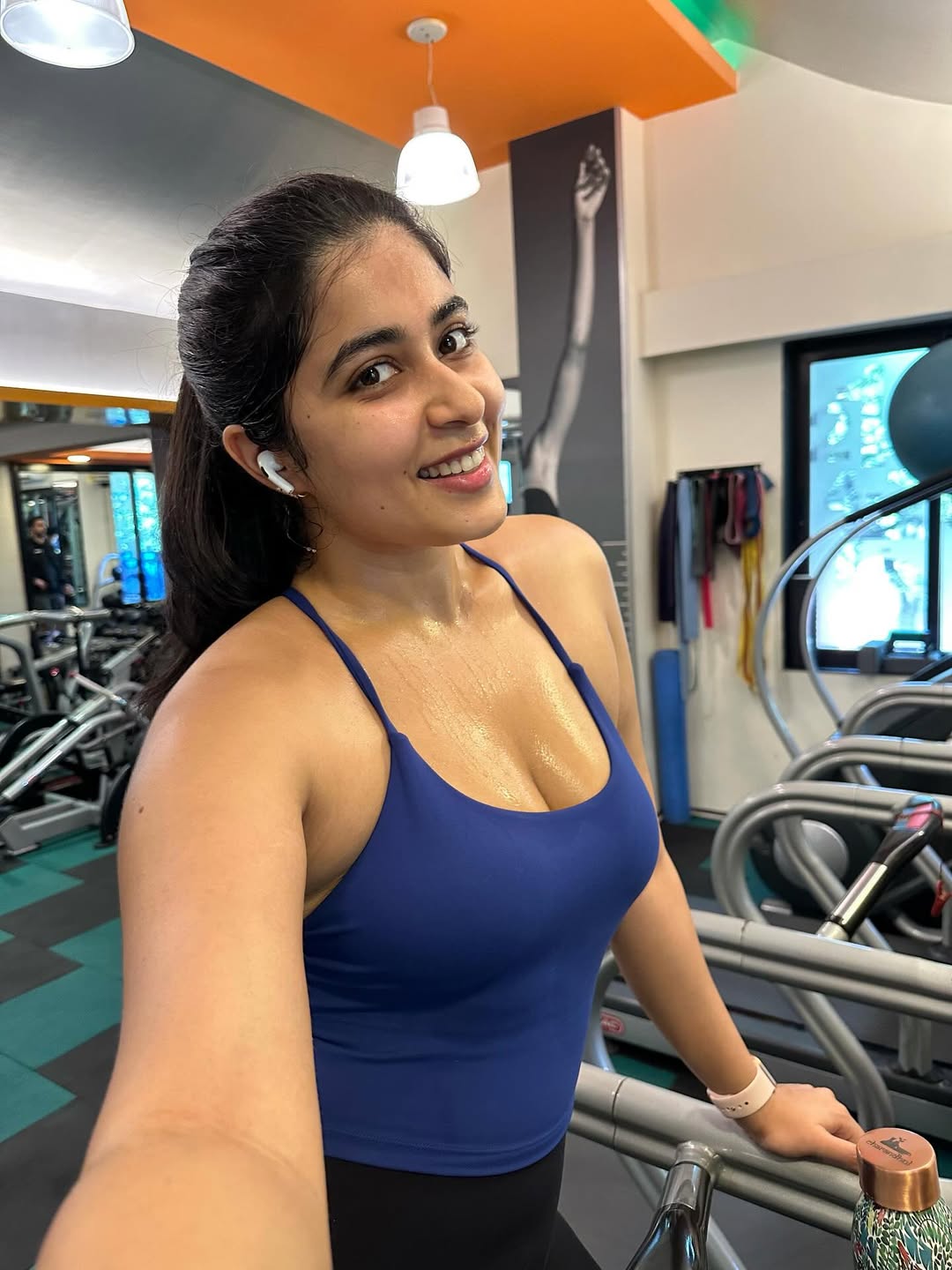 Nikita Sharma's Post Workout Glow On The Treadmill