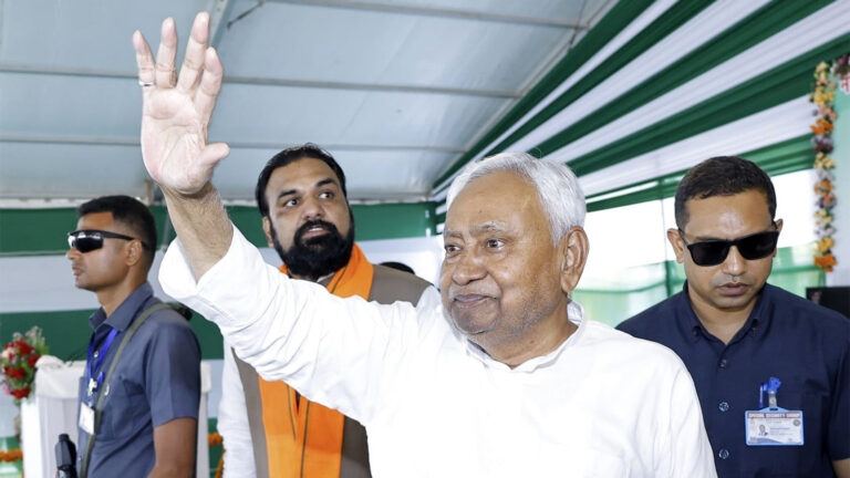 Nitish Kumar takes oath as CM