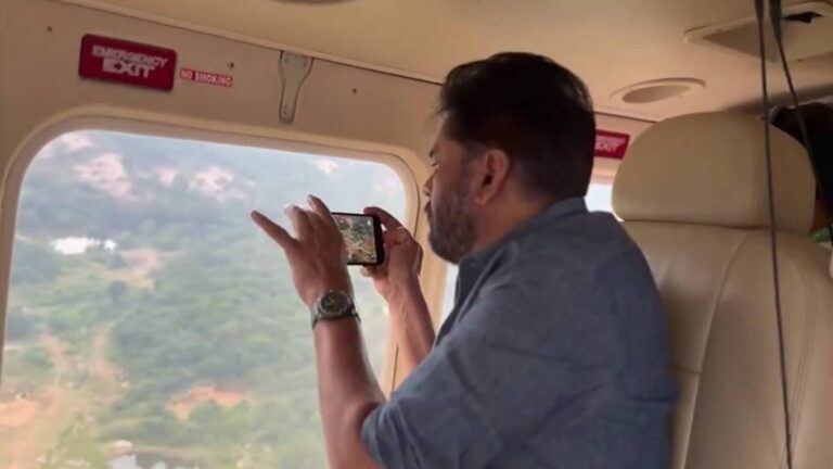 Pawan Kalyan’s Aerial Survey on Peddireddy Lands