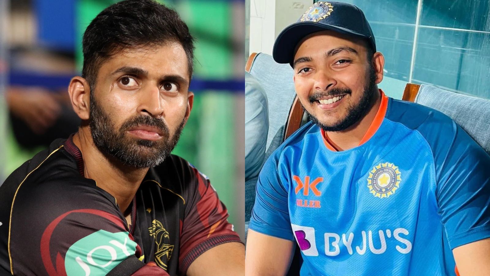 Prithvi Shaw and KKR coach discussion