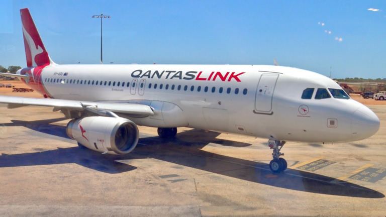 QantasLink flight emergency landing Adelaide