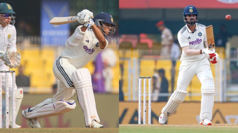 Rahul and Jaiswal in Guwahati Test