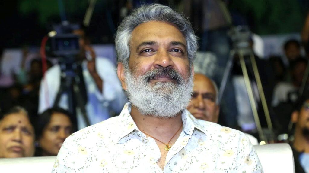 Rajamouli and Mahesh Babu at SSMB29 event