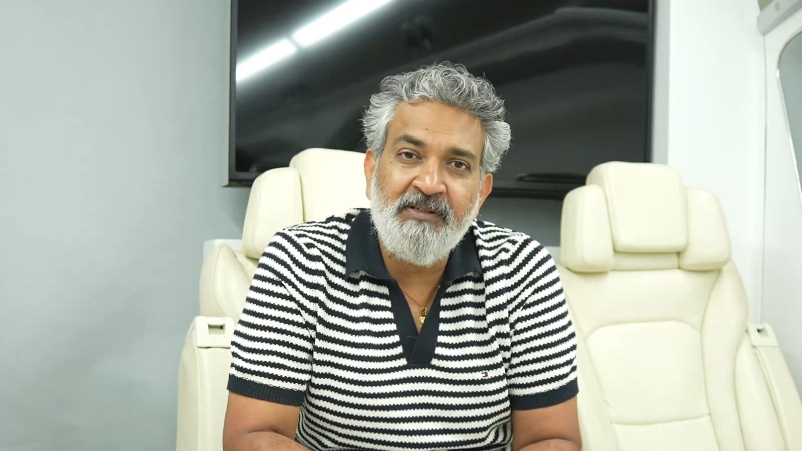 Rajamouli Mahesh Globetrotter event setup