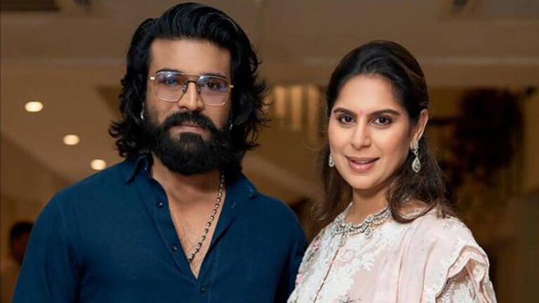 Ramcharan and Upasana during public appearance