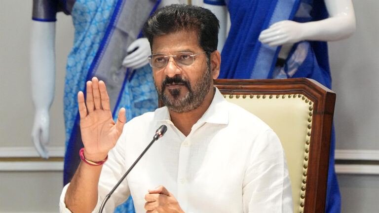 Revanth Reddy and KTR political tension