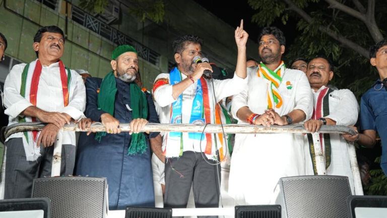 Revanth Reddy criticizing KCR and KTR during Jubilee Hills bypoll campaign in Telangana