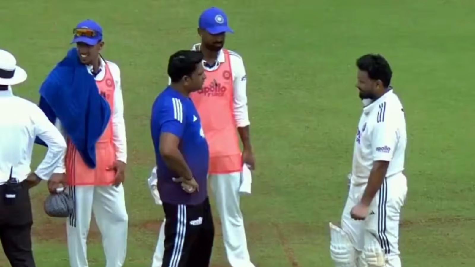 Rishabh Pant injured during match