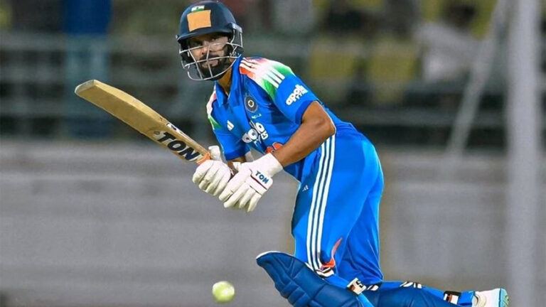 Ruturaj Gaikwad batting in India A match