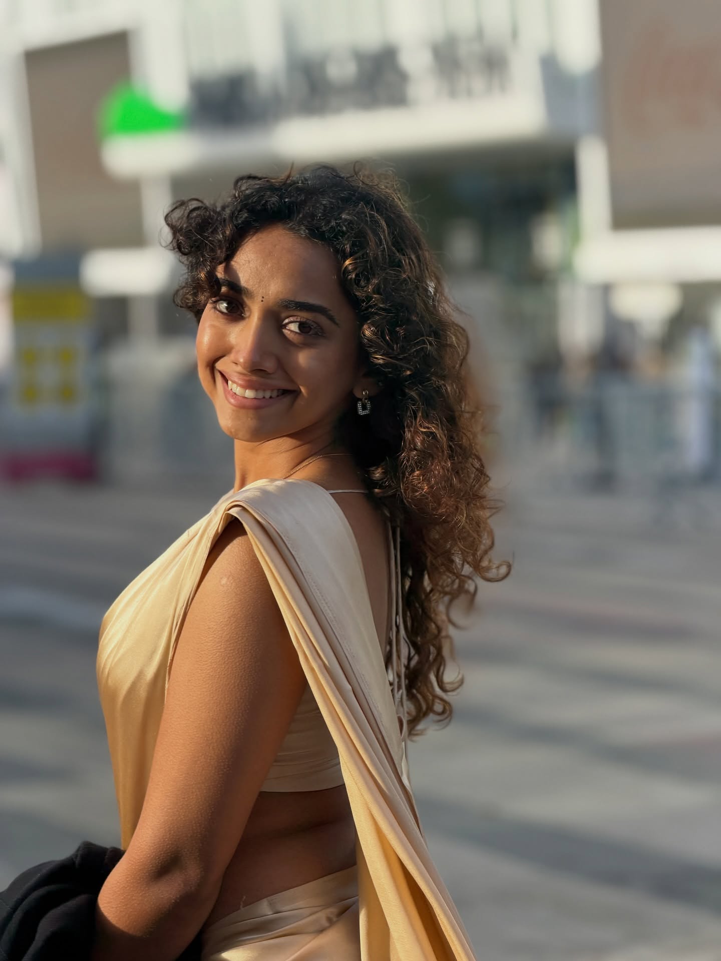 Saanve Megghana Graceful Saree Portrait