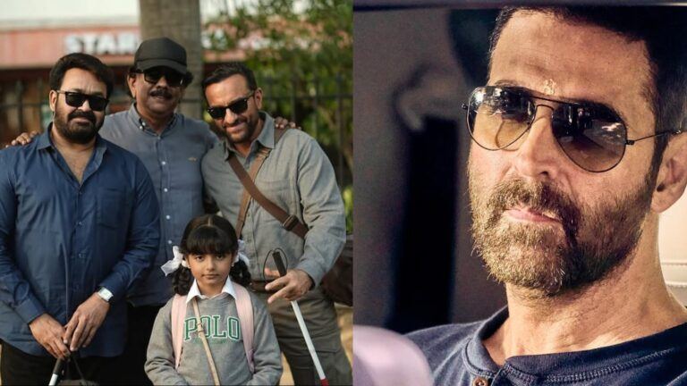 Saif and Mohanlal in Haiwaan remake